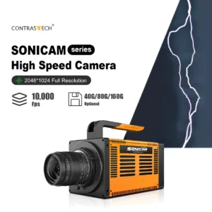 SONICAM 10000fps 2048x1024 High Speed CMOS Camera 10GigE Slow Motion Imaging for Real-Time Video Recording Welding Impact Test