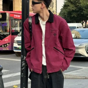 Spring Autumn Cargo Coat American Street Lapel Design Loose Casual All-matching Jacket Cotton Baseball Uniform Outerwear top
