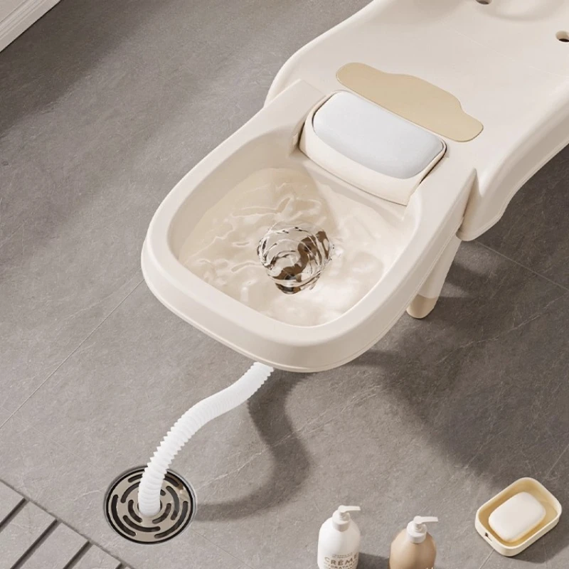 SPA Plastic Children Shampoo Bed Foldable Hair Washing Chairs Spa Basin Massage Bed Luxury Sillon Peluqueria Salon Furniture - Image 3
