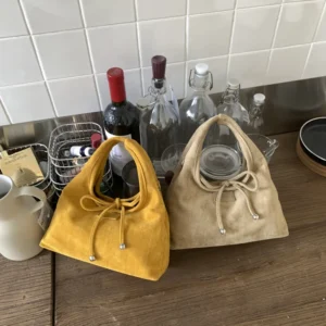 Bow Women's 2026 Fashionable Handbag Stylish Single-shoulder Crossbody Dumpling Designer Luxury Bag