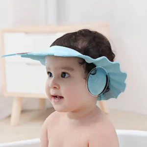 3 pcs Children Shampoo Hat Adjustable Waterproof Baby Shower Cap Ear Protection For Toddler Bathing Kids Hair Wash Accessory