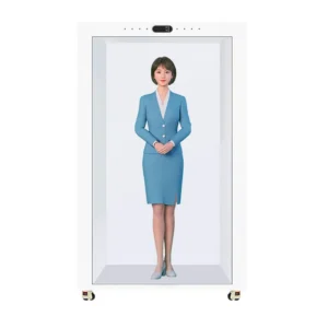 86-inch AI Digital Human 3D Holographic Cabin Touch Transparent Screen Display Cabinet Virtual Digital Human