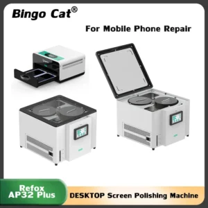 Refox AP32 Plus DESKTOP Screen Polishing Machine for iPhone Watch LCD Screen Glass Refurbish Grinding Scratch Remove Repair Tool