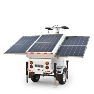 Sanovi High Quality Most Classic Model with 3 Solar Panels Solar Light Tower for Outdoor