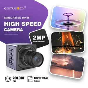 Data Transfer Rate 1920x1080 Precise Moment Capture 16000fps 10GigE TMX High Speed Camera for Combustion Studies