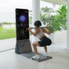 Sleek Corporate-Grade Smart Home Gym Fitness Mirror With AI Aluminum Alloy Body Building Chest & Legs Exercises Unisex